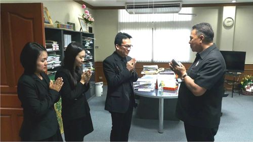 สำนักงาน กสทช. เขต 15(สุพรรณบุรี) เข้าสวัสดีปีใหม่ รองผู้ว่าราชการจังหวัดสุพรรณบุรี