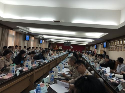 การประชุมคณะกรรมการจังหวัดและหัวหน้าส่วนราชการจังหวัดสุพรรณบุรี ครั้งที่ 1/2562