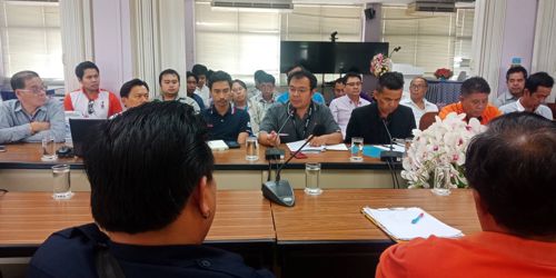 ประชุมจัดระเบียบสายสื่อสารในพื้นที่จังหวัดสุพรรณบุรี 