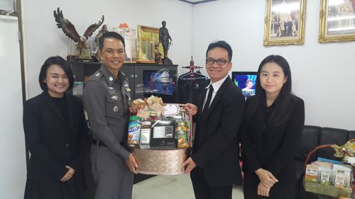 สำนักงาน กสทช. เขต 15(สุพรรณบุรี) เข้าอวยพรปีใหม่ ผู้บังคับการตำรวจภูธรจังหวัดสุพรรณบุรี