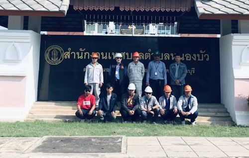 การจัดระเบียบสายสื่อสารของผู้ประกอบการ ในพื้นที่จังหวัดกาญจนบุรี 