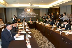 พิธีลงนามในบันทึกข้อตกลงการอบรมหลักสูตรผู้ประกาศในกิจการกระจายเสียง และกิจการโทรทัศน์
