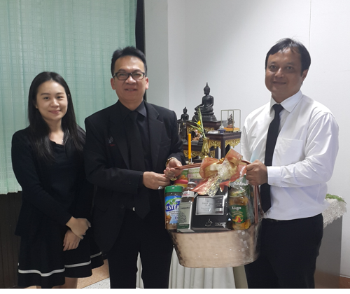 สำนักงาน กสทช. เขต 15(สุพรรณบุรี) เข้าอวยพรปีใหม่ หัวหน้าสำนักงานป้องกันและบรรเทาสาธารณภัย จังหวัดสุพรรณบุรี