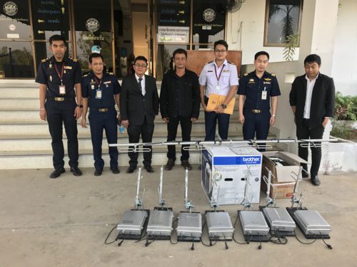 ให้ถ้อยคำและตรวจสอบอุปกรณ์เครื่องส่งและรับสัญญาณกระจายเสียงของเทศบาลตำบลตลุก จังหวัดชัยนาท