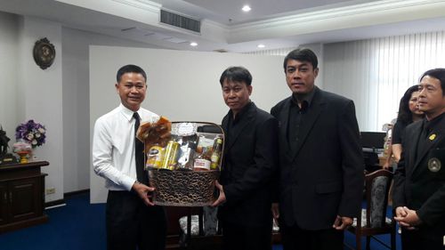 สำนักงาน กสทช. เขต 15(สุพรรณบุรี) เข้าสวัสดีปีใหม่และรับพรจากผู้ว่าราชการจังหวัดกาญจนบุรี
