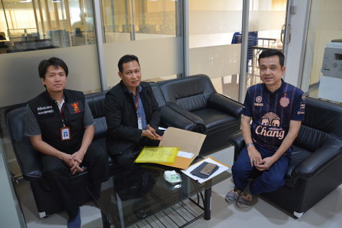 เข้าพบรองนายแพทย์สาธารณสุขจังหวัดกาญจนบุรี 
